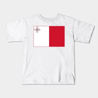 Flag of Malta Kids T-Shirt